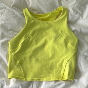 Lululemon Athletica Yellow Tank Top